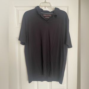 Mens Black Perry Ellis Polo